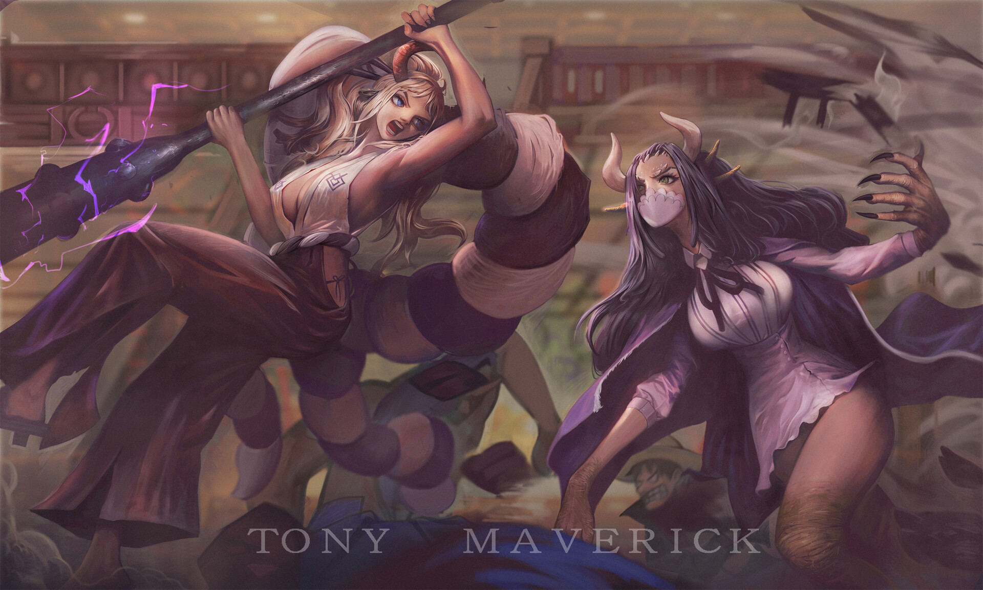 Tony Maverick One Piece Yamato And Ulti