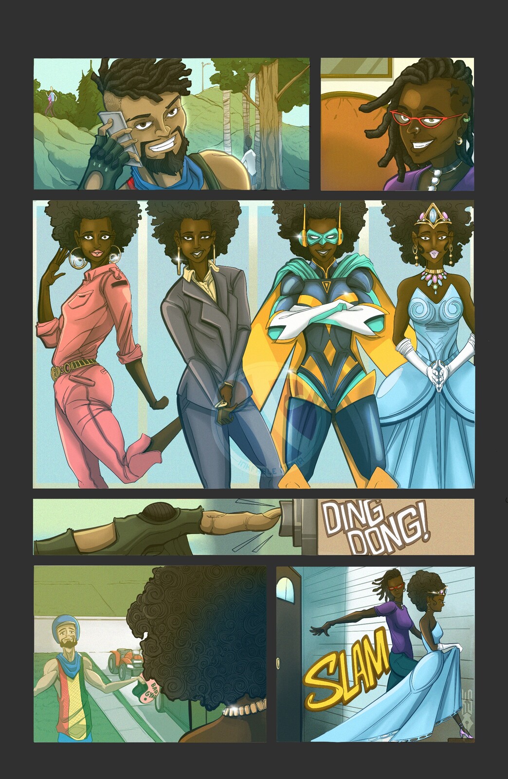 Dating While Black #03 Two Page Comic