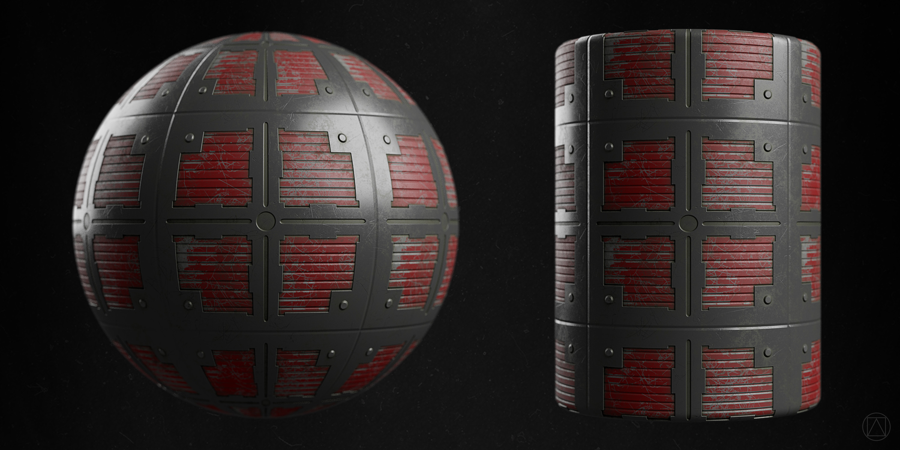 100% Substance Designer, rendered in Blender Cycles.