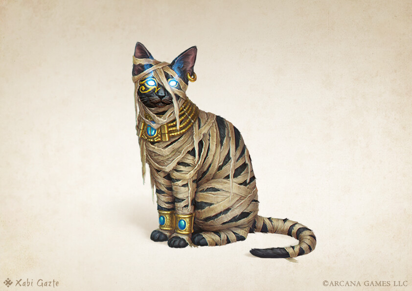 Mummified Cat