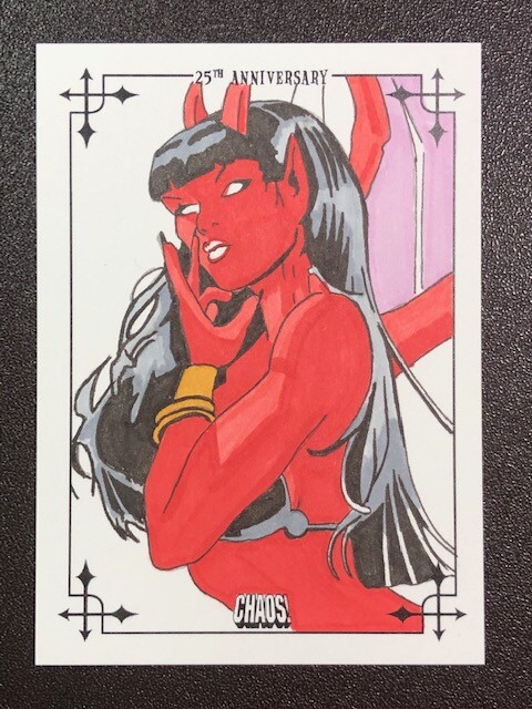 Dynamite Entertainment officially licensed CHAOS! comics 20th Anniversary trading cards