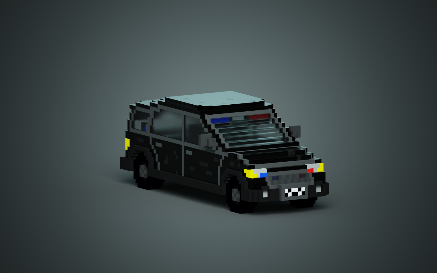 Lego unmarked police shop car