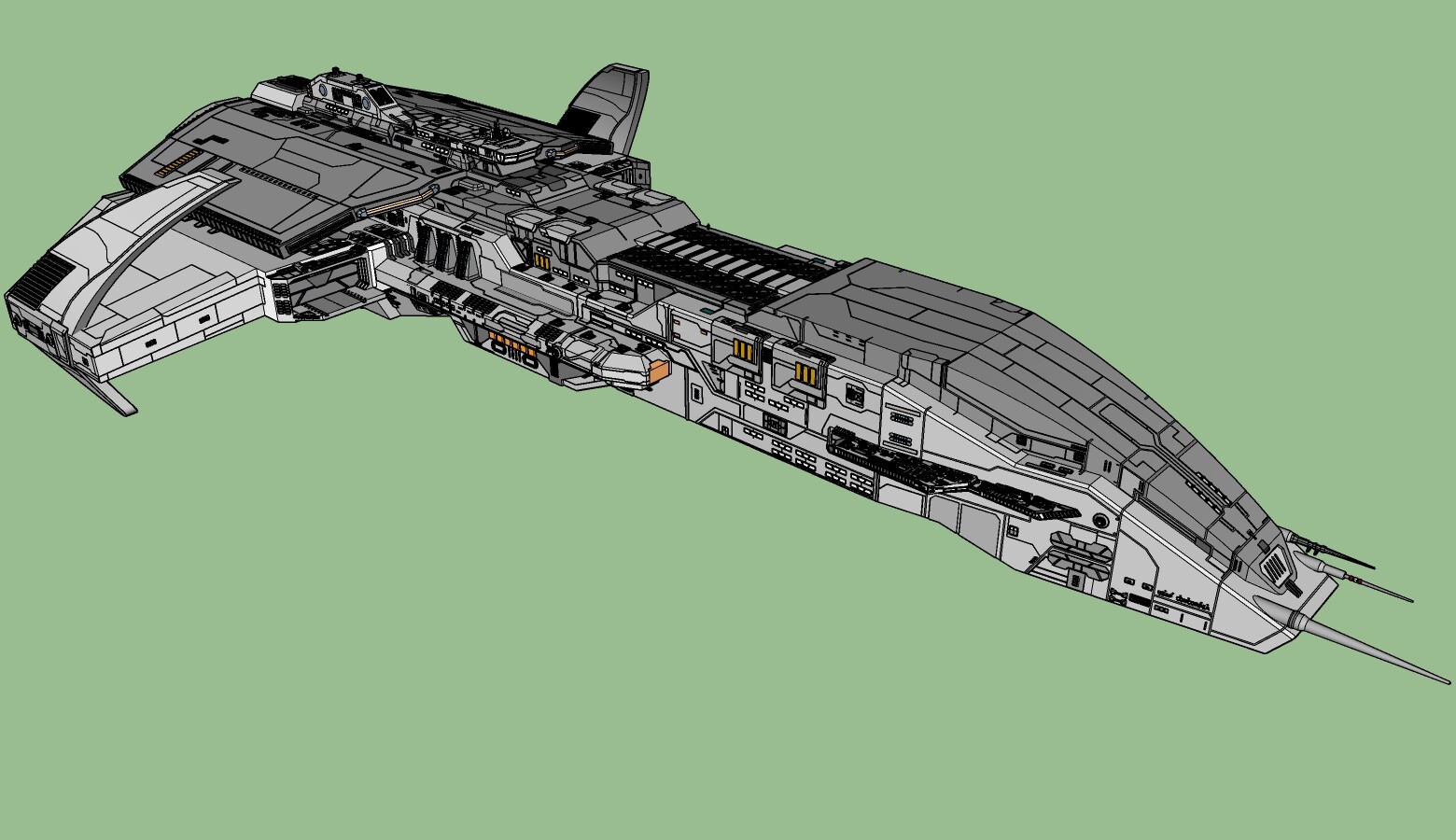 stargate asgard ship designs