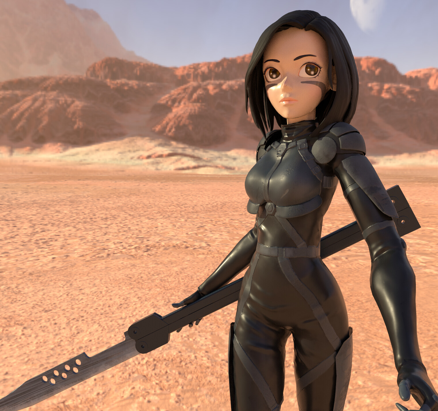 ArtStation - 銃夢（GUNNM）ガリィ（Alita）