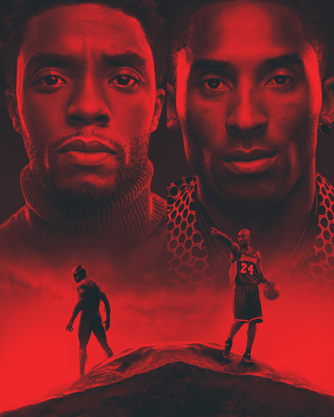kobe bryant x black panther