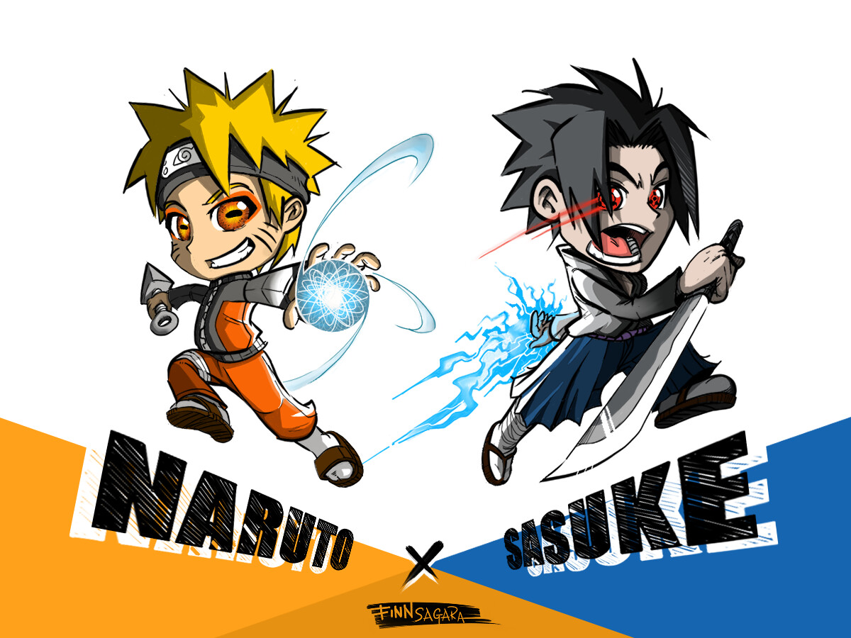 Naruto X Sasuke - Desenho de anklebiters - Gartic