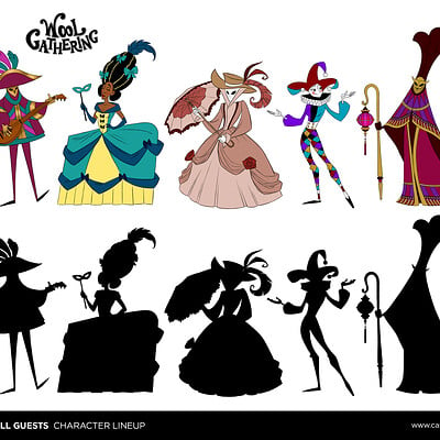 Cassandra lee venetian character designs character lineup