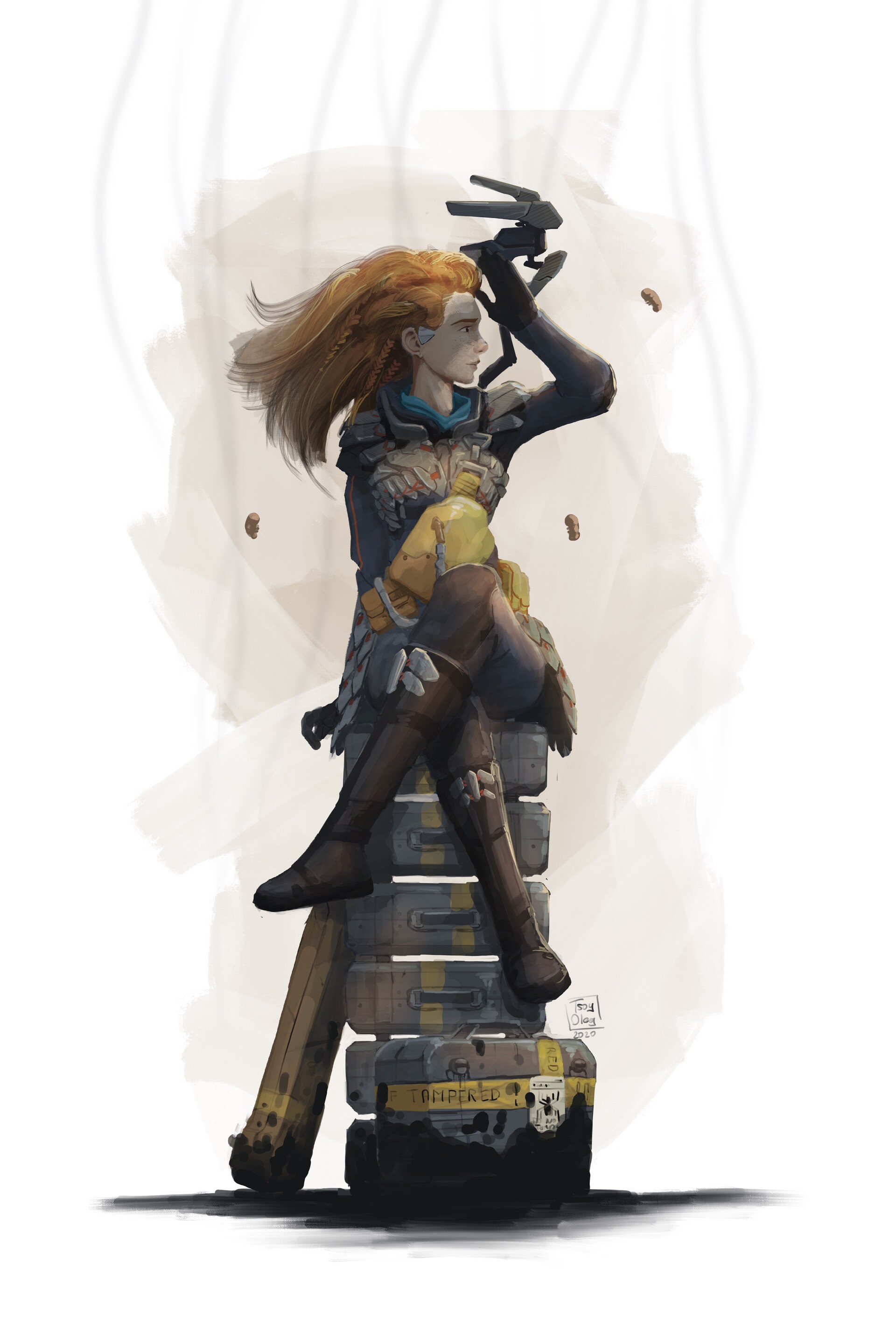 Artstation Horizon Zero Dawn Death Stranding Fanart Oleg Tsoy