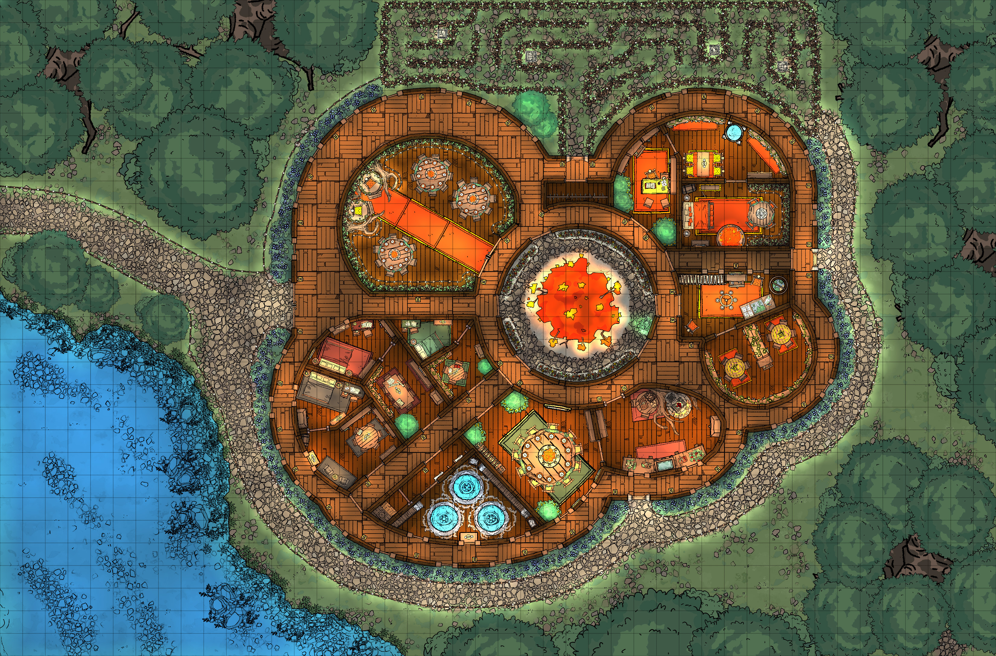Elven Estate by Day