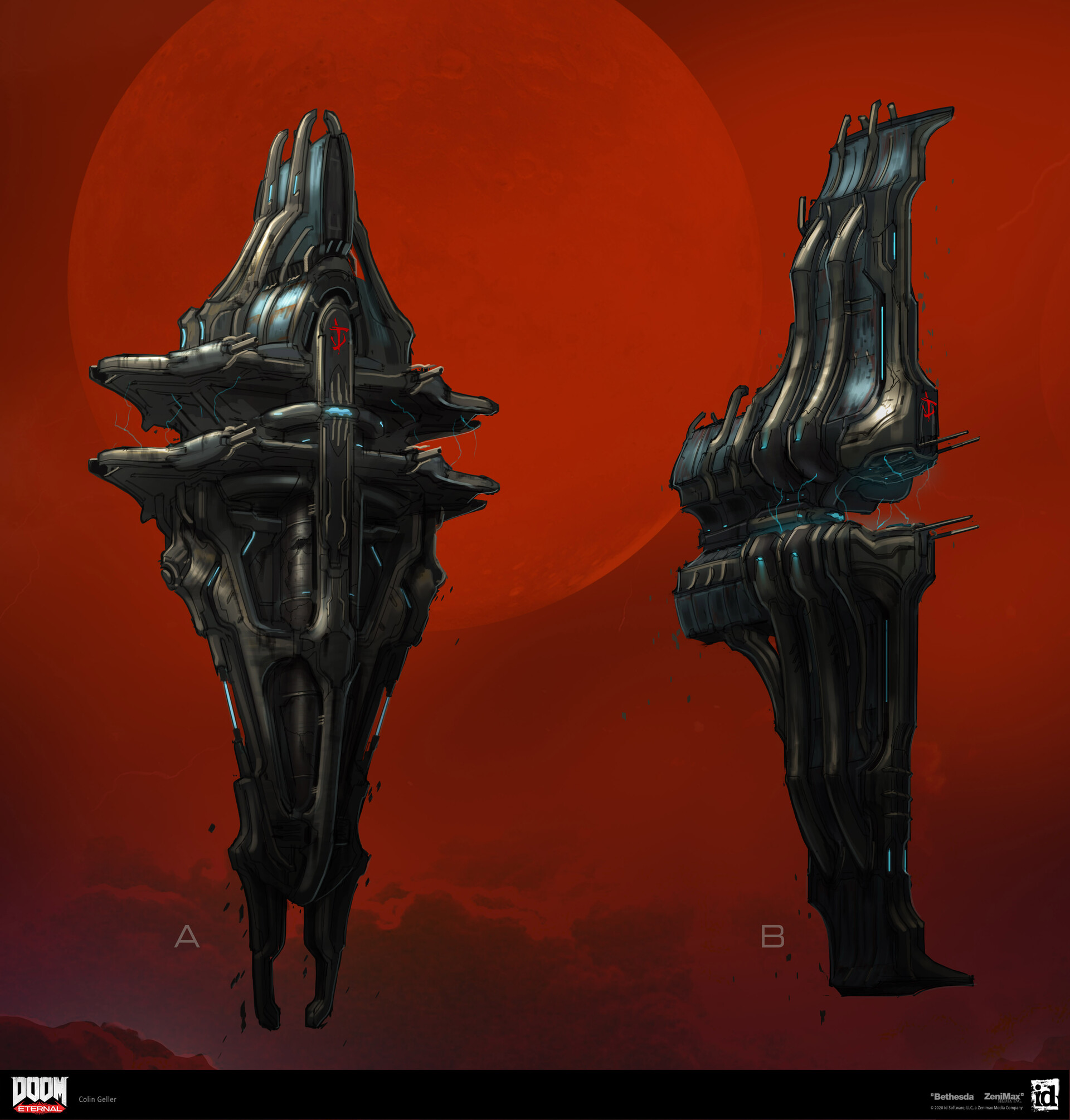 Doom eternal hot sale concept art