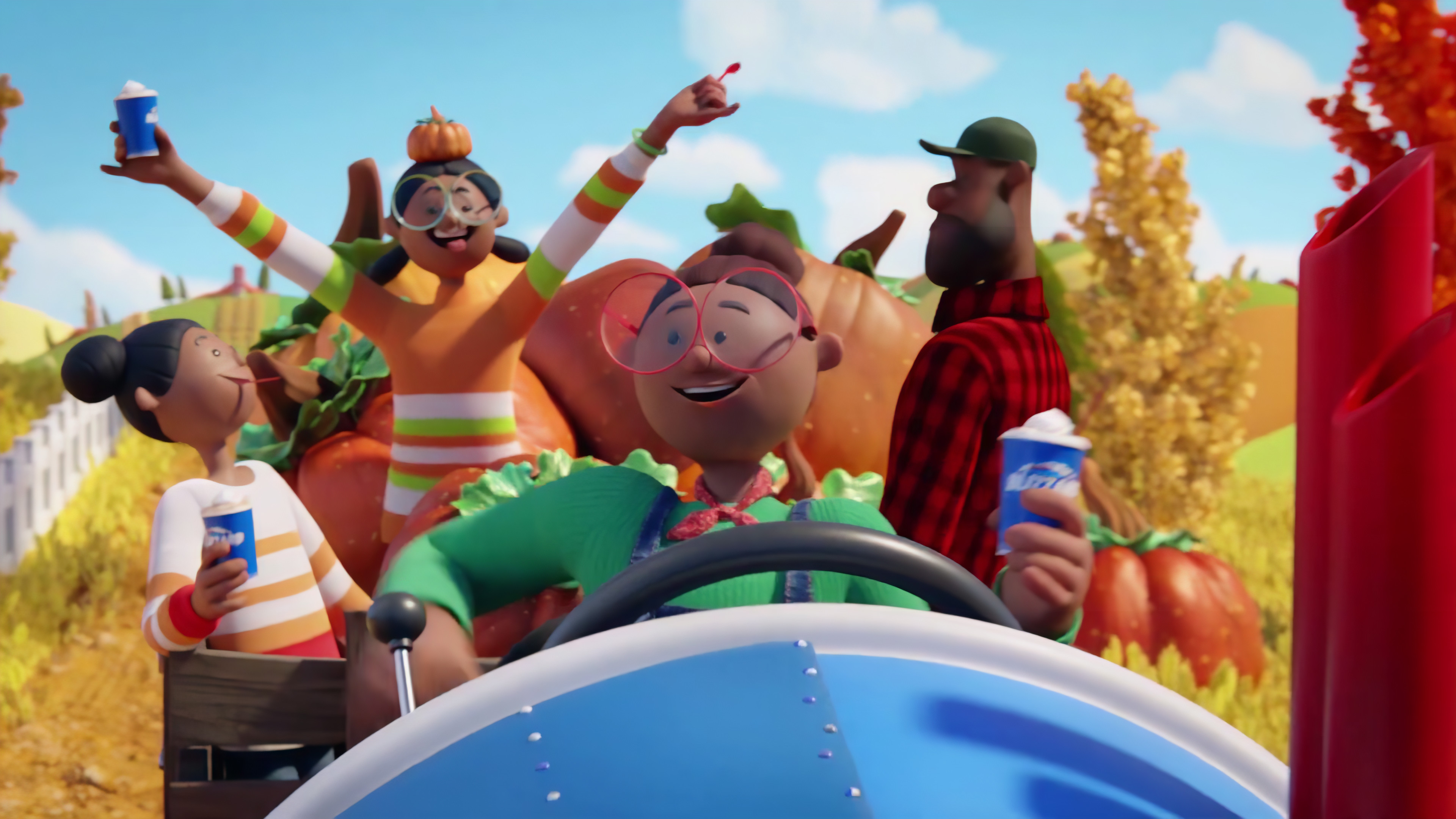 A frame from the video