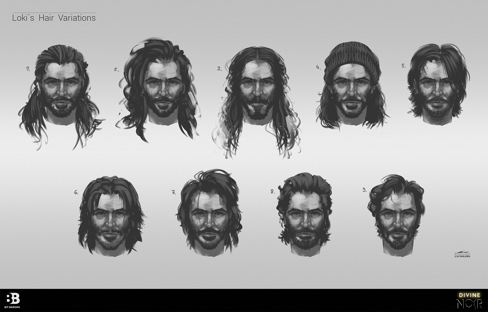 Loki - Hair Variations