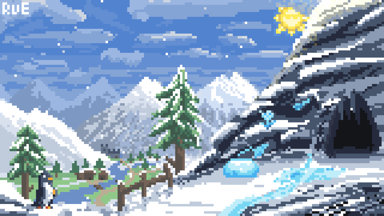 ArtStation Terraria Snow Biome Environmental Fanart