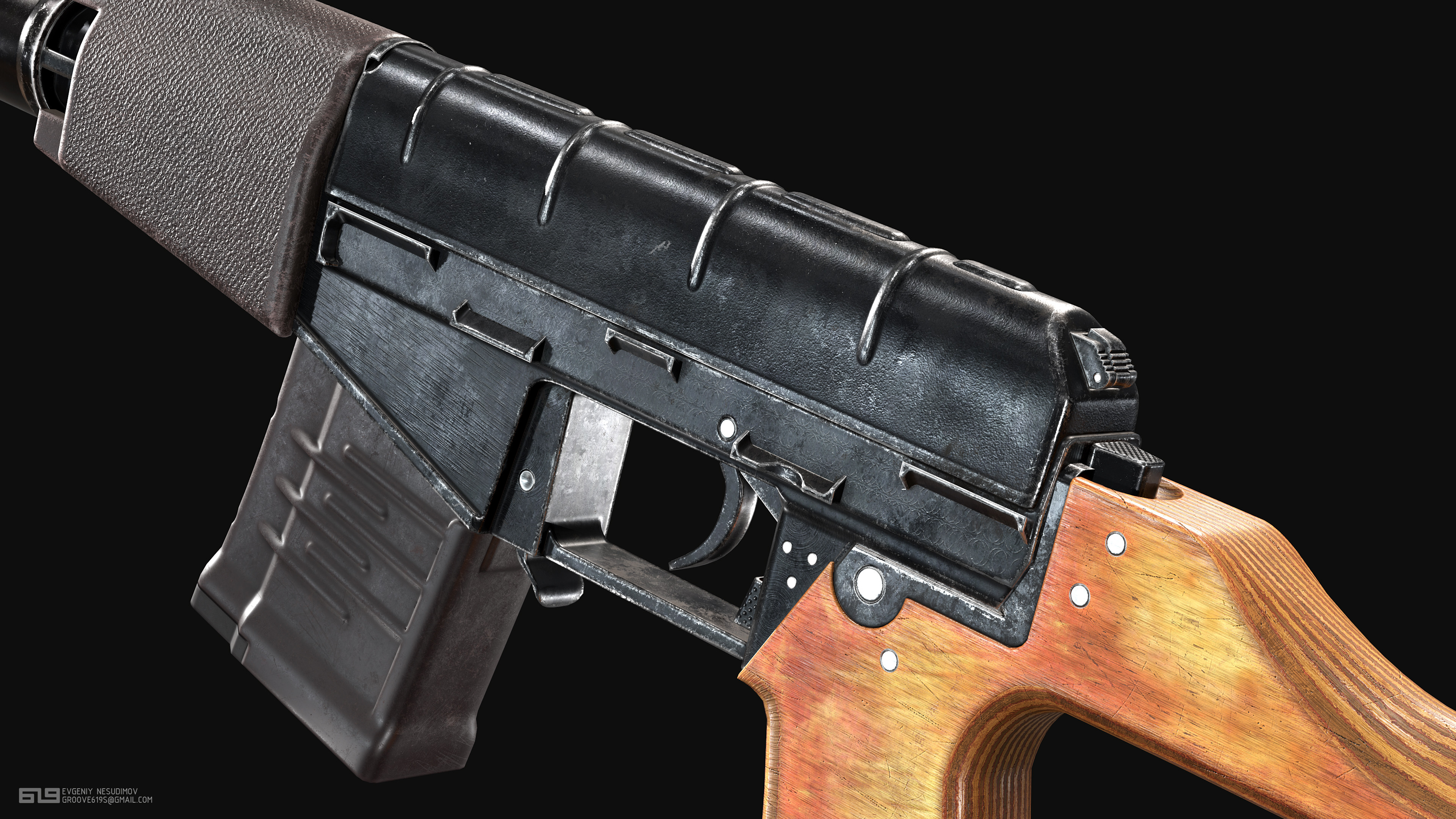 Artstation Vss Vintorez Evgeniy Nesudimov