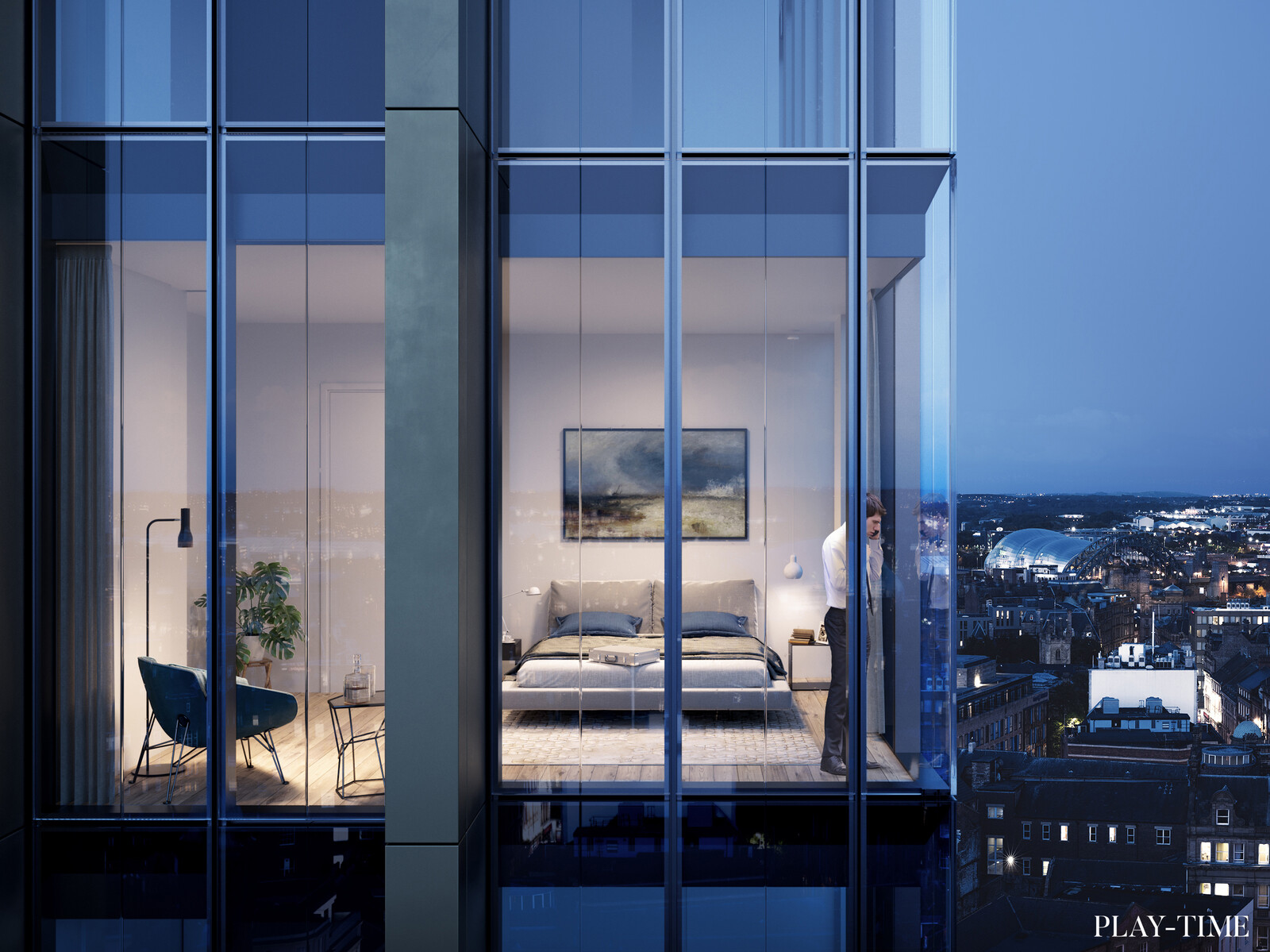 Residential tower by FaulknerBrowns Architects
