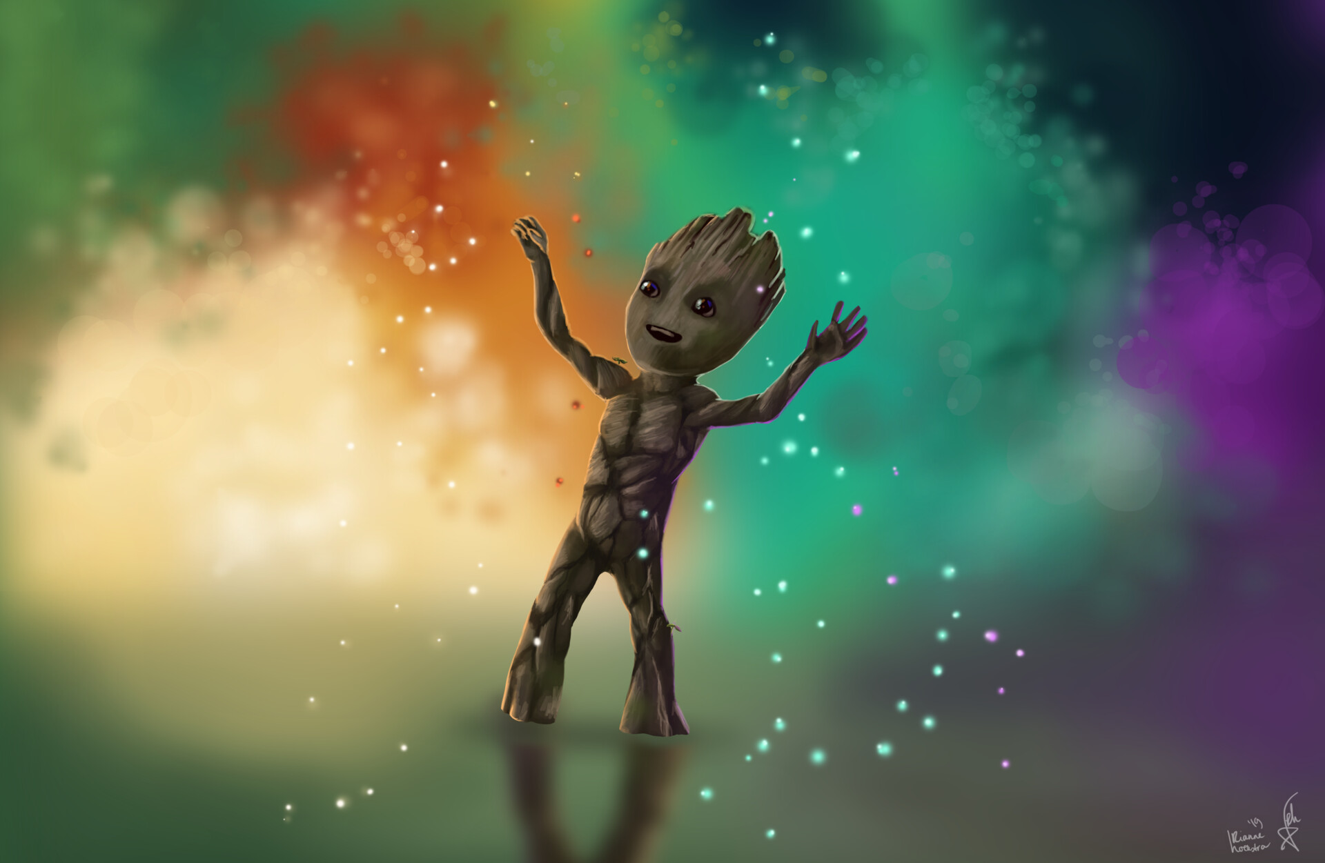 ArtStation Dancing baby groot