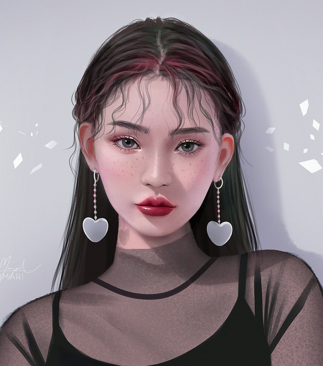 Vlad hosh у нее необыкновенные. Portrait stylization