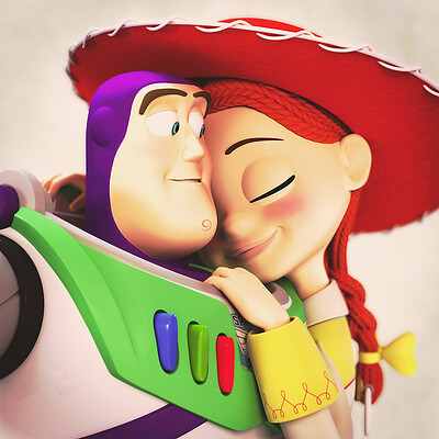 Toy Story 2 Kiss Cartoon