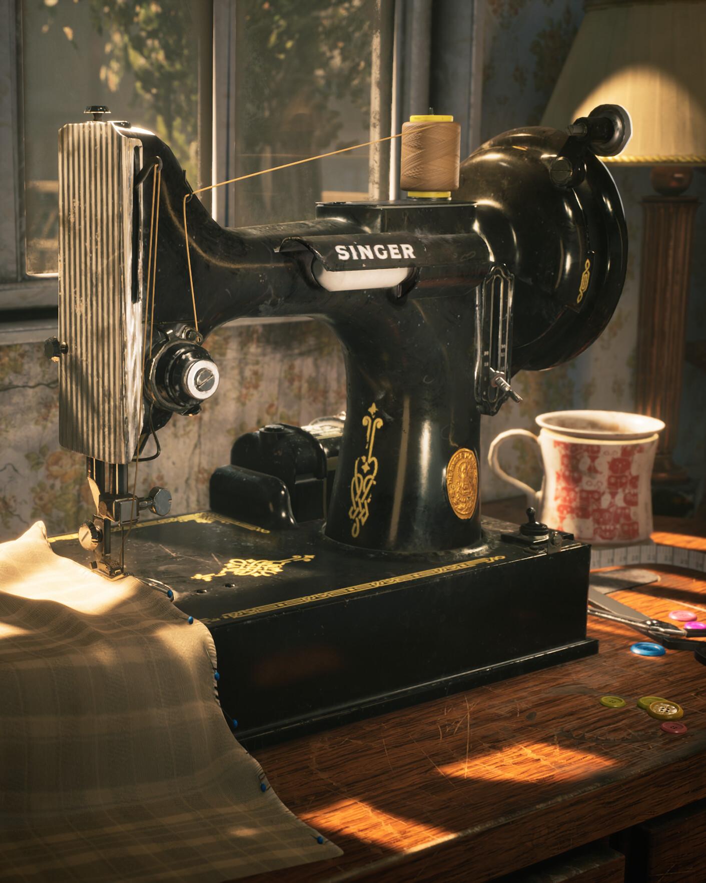 ArtStation - Singer Sewing Machine