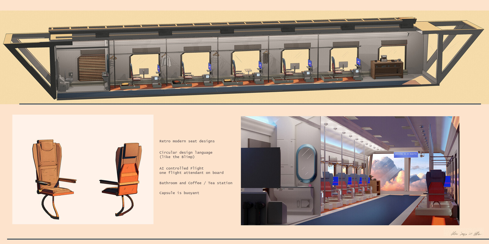 Kite bus cutout and interior 