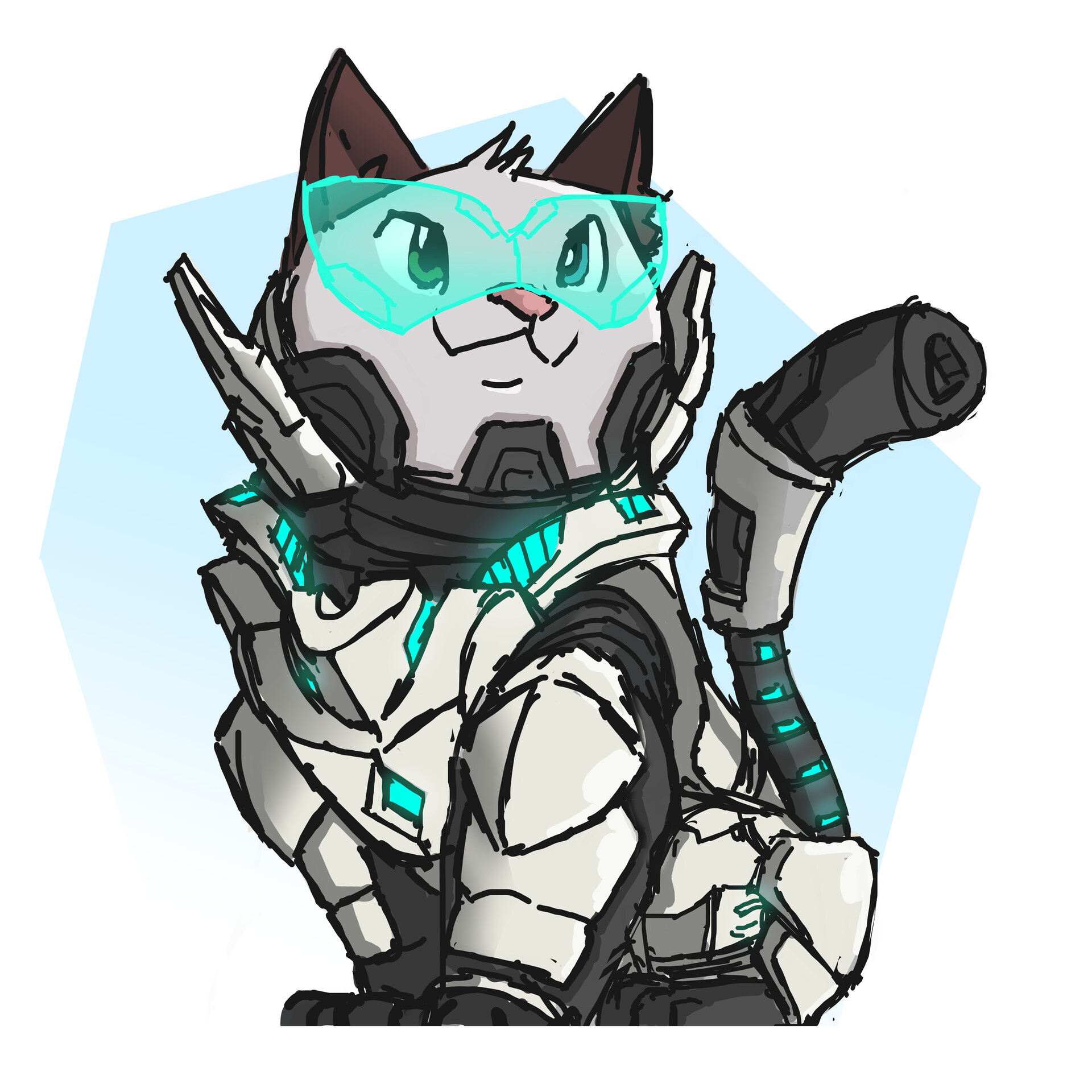 Artstation Ejen Ali Character X Cyber Suit N Uuroooll