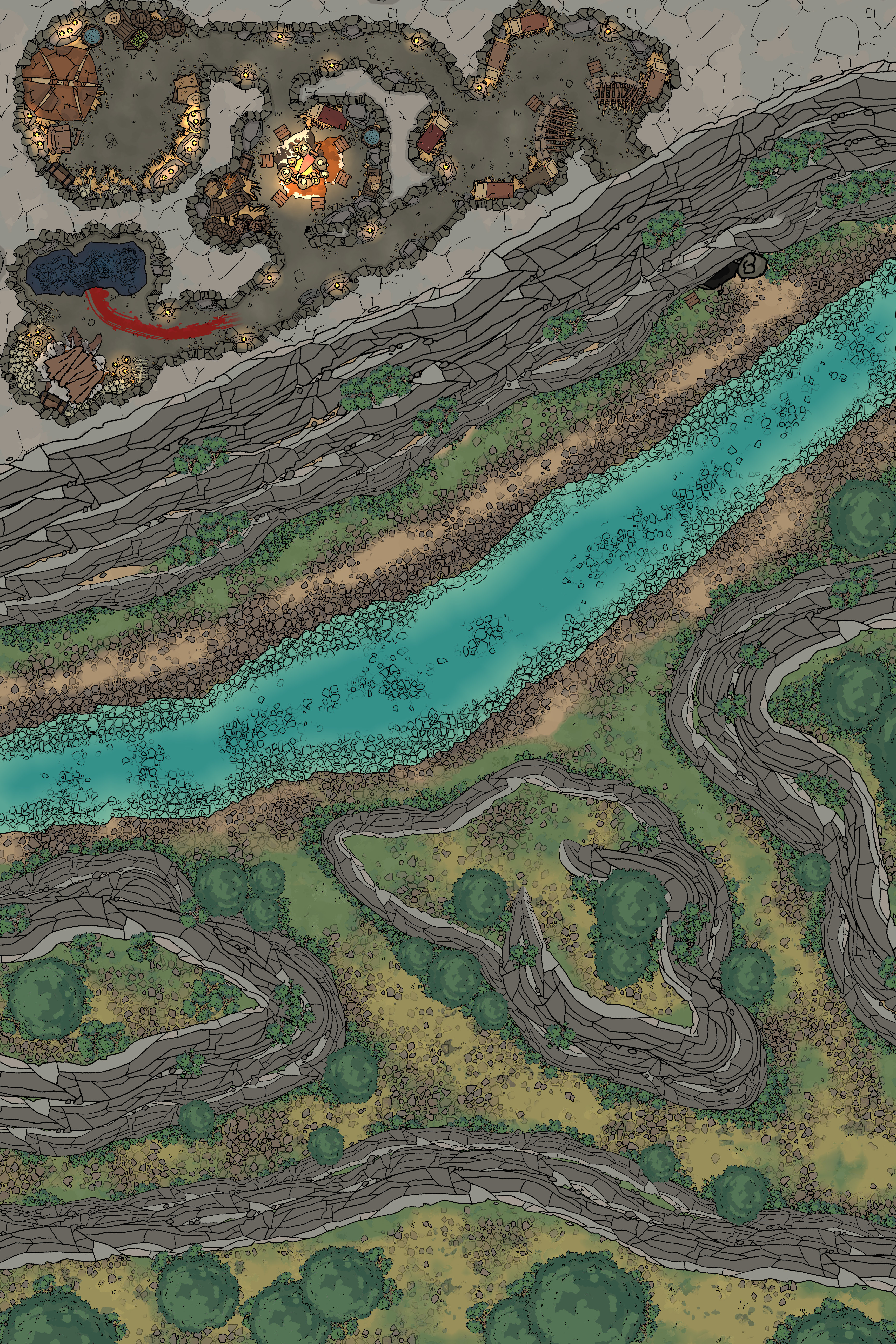 Wyvern Tor Encounter Map