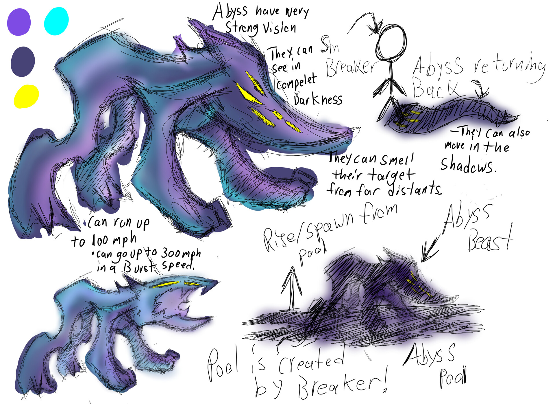 Station Master T Abyss Beast Concept Art