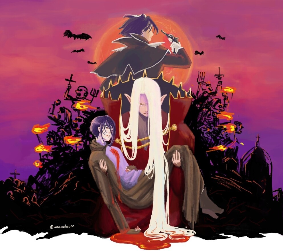 ArtStation - Rune Academy Castlevania AU