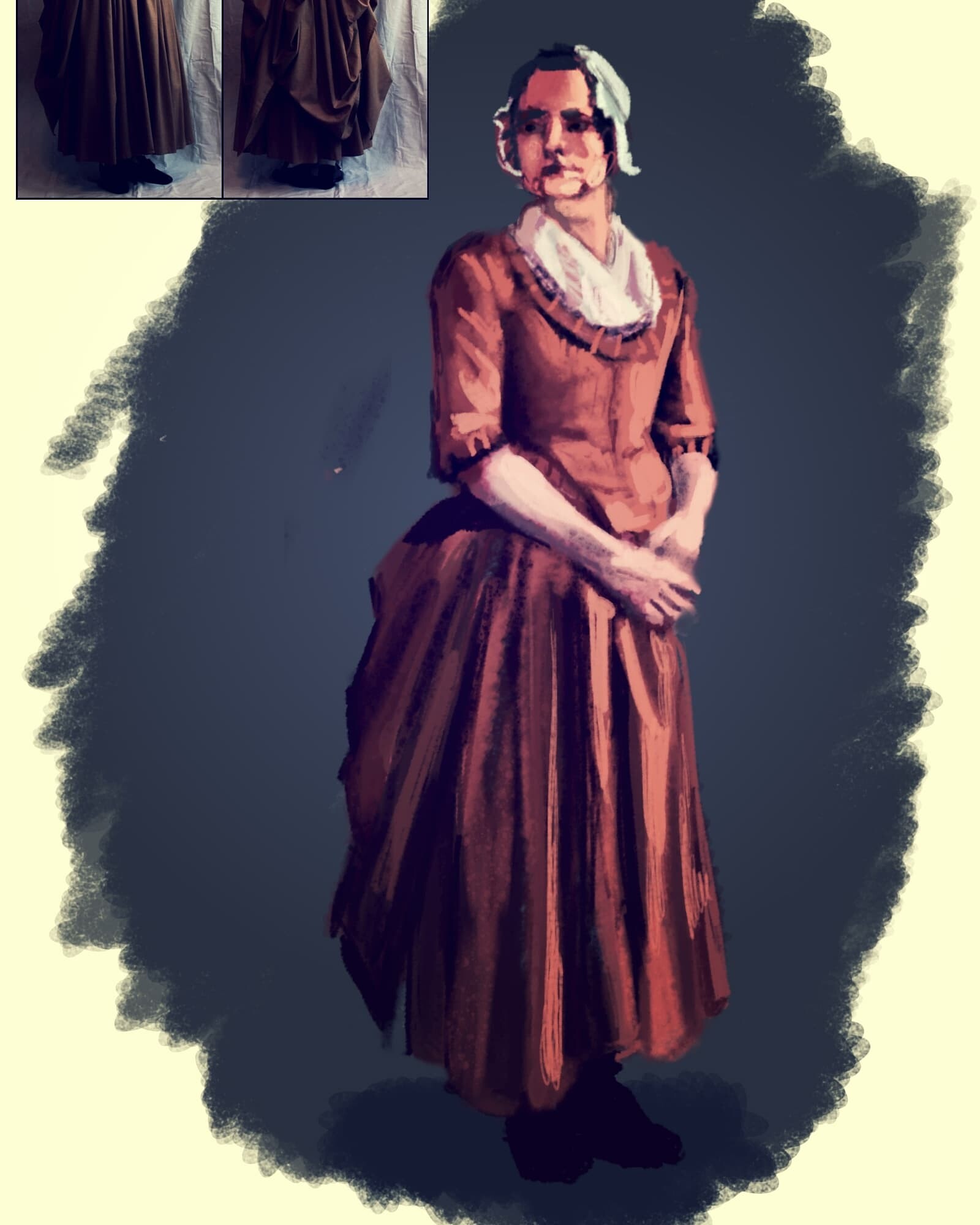 ArtStation Historical dress study