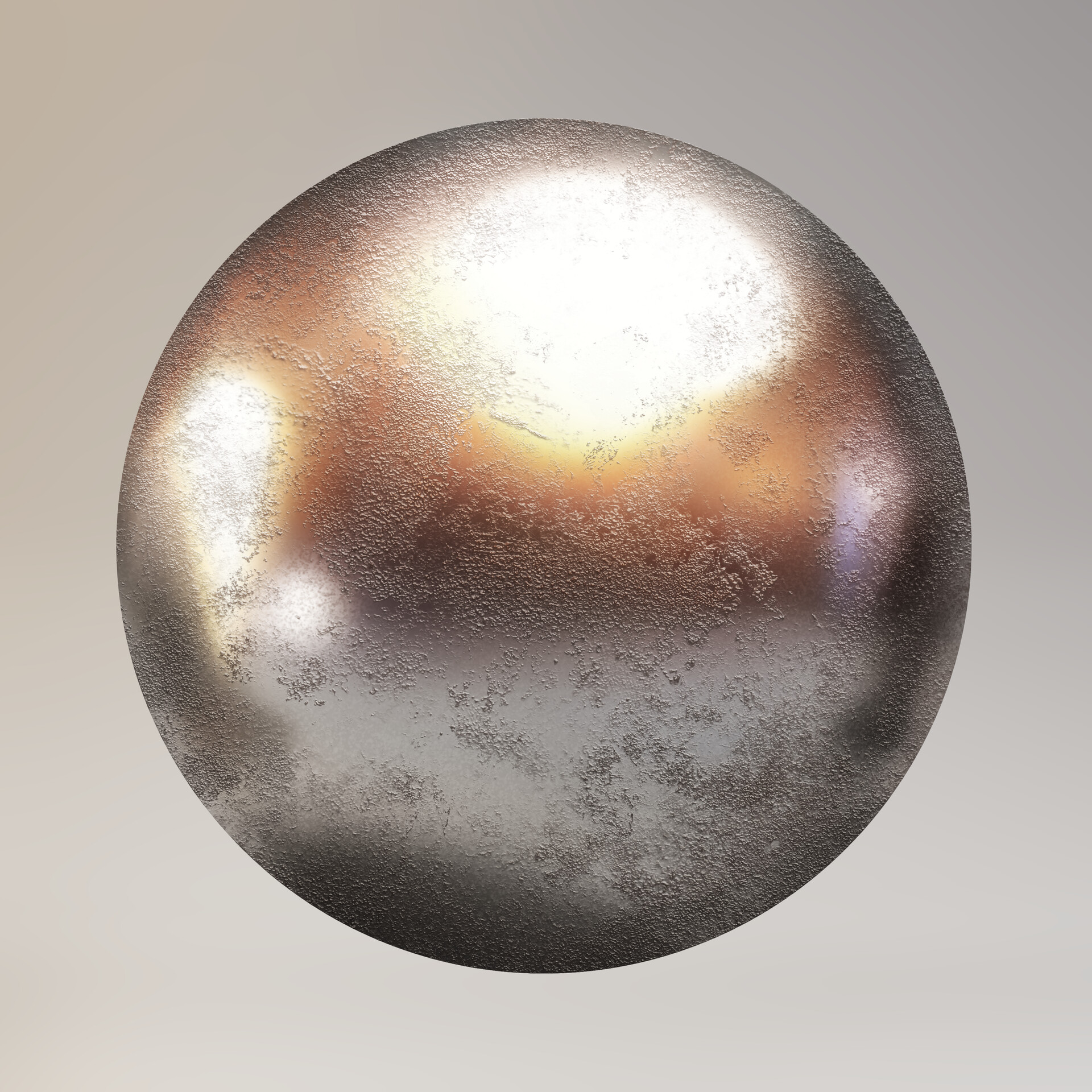 Çağdaş Açıcı - Hand Paint Material - Metal Balls