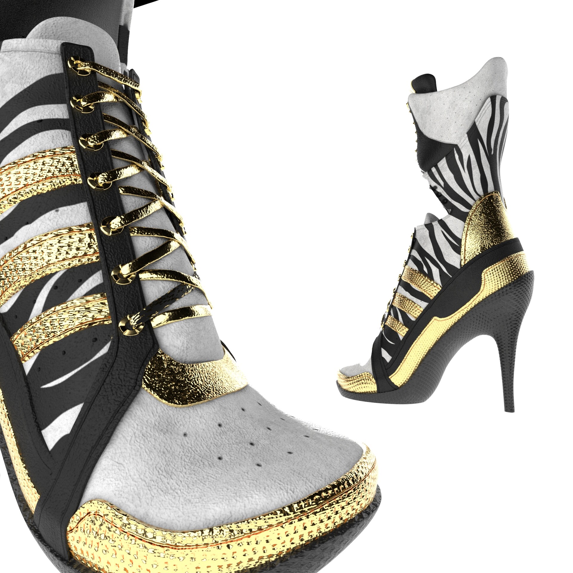 Preludio Asado homosexual ArtStation - Suicide Squad Harley Quinn inspired Adidas boots