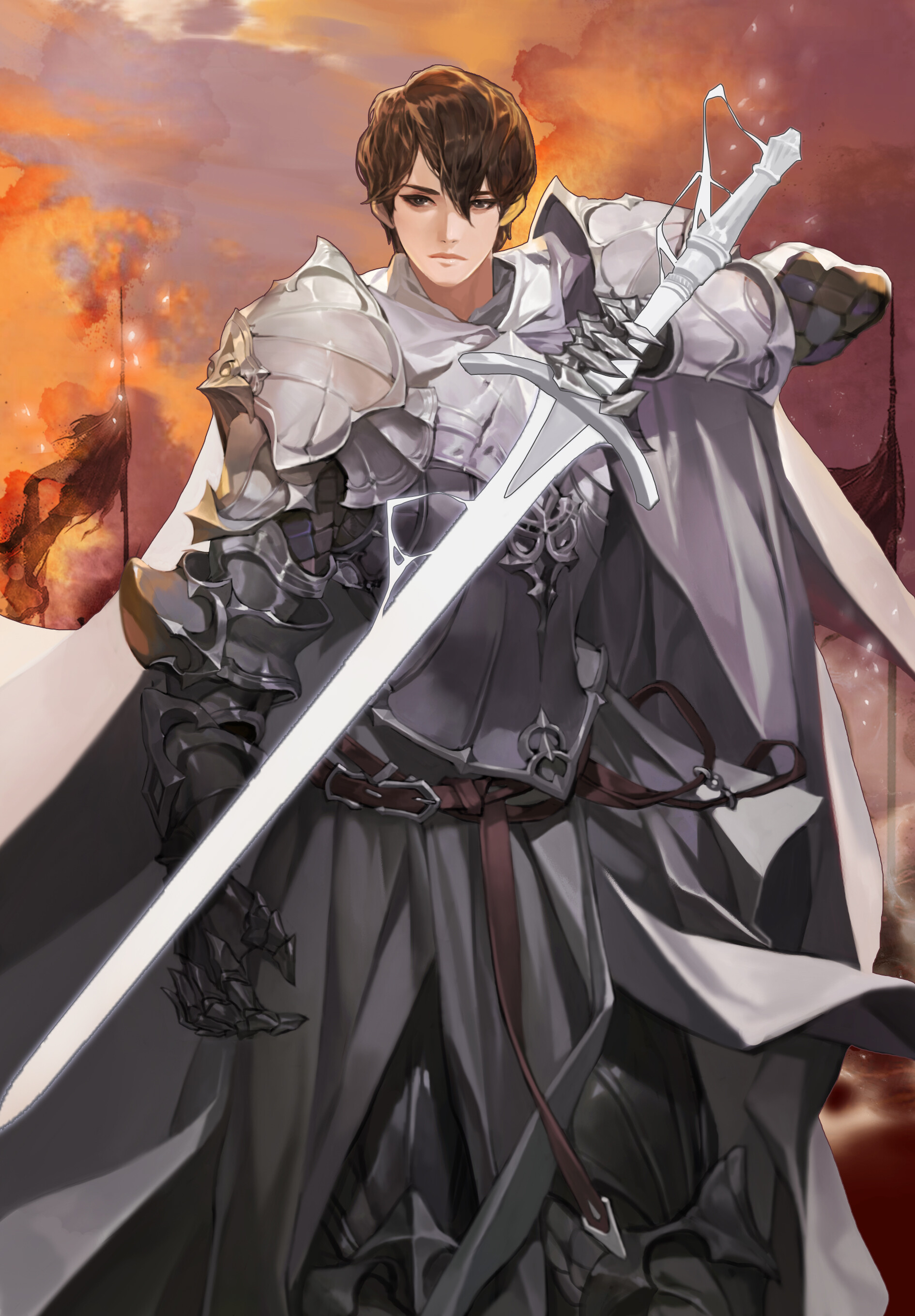 Novel knights. Deadman Knight Art. Granger Starfall Knight Art