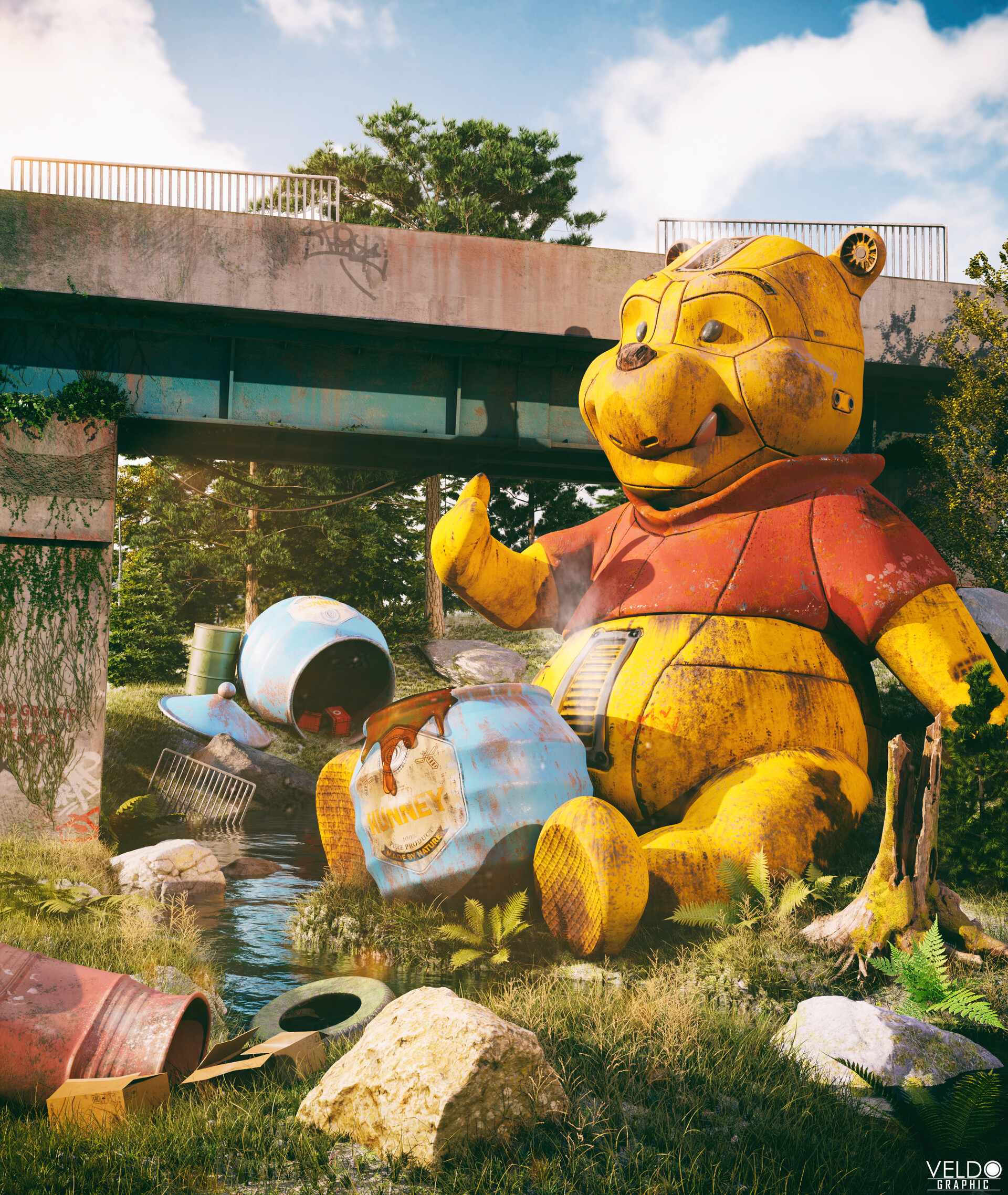 ArtStation - Winnie the Pooh