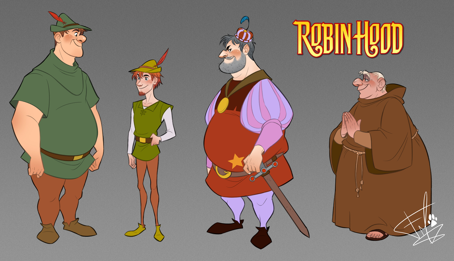 robin hood disney characters