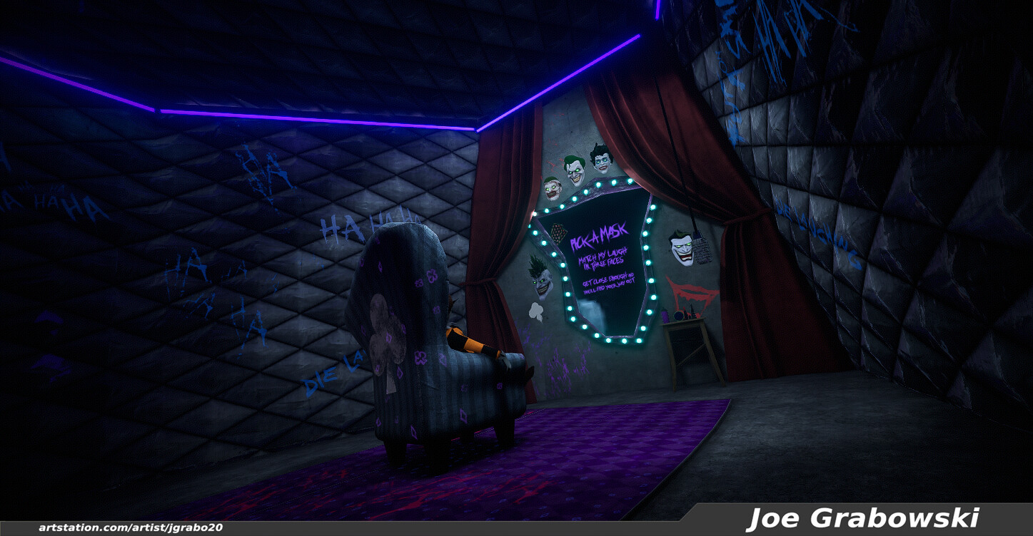 Joe Grabowski DC FanDome 2020 Joker Escape Room