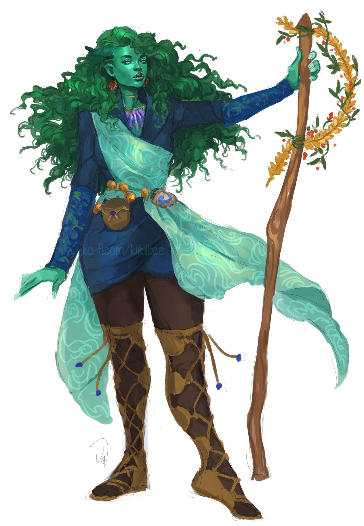 ArtStation dnd. Tempest Cleric