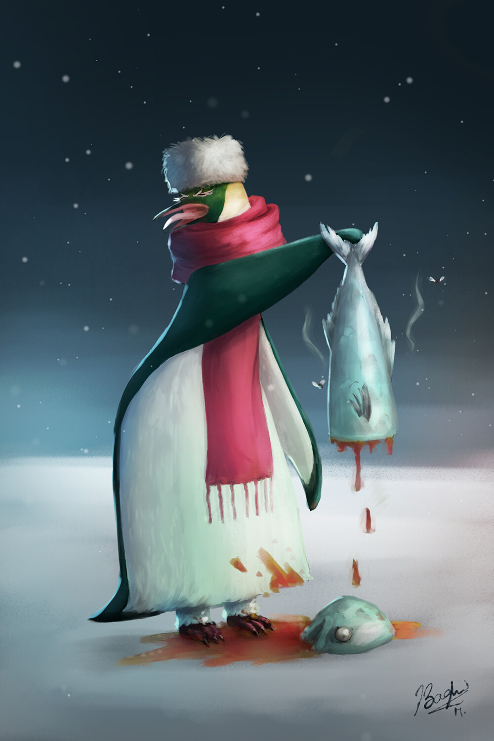 Artstation The Penguin And The Fish Baghi Misfortune Stay connected to the latest marine weather forecasts and charts anywhere you go. artstation
