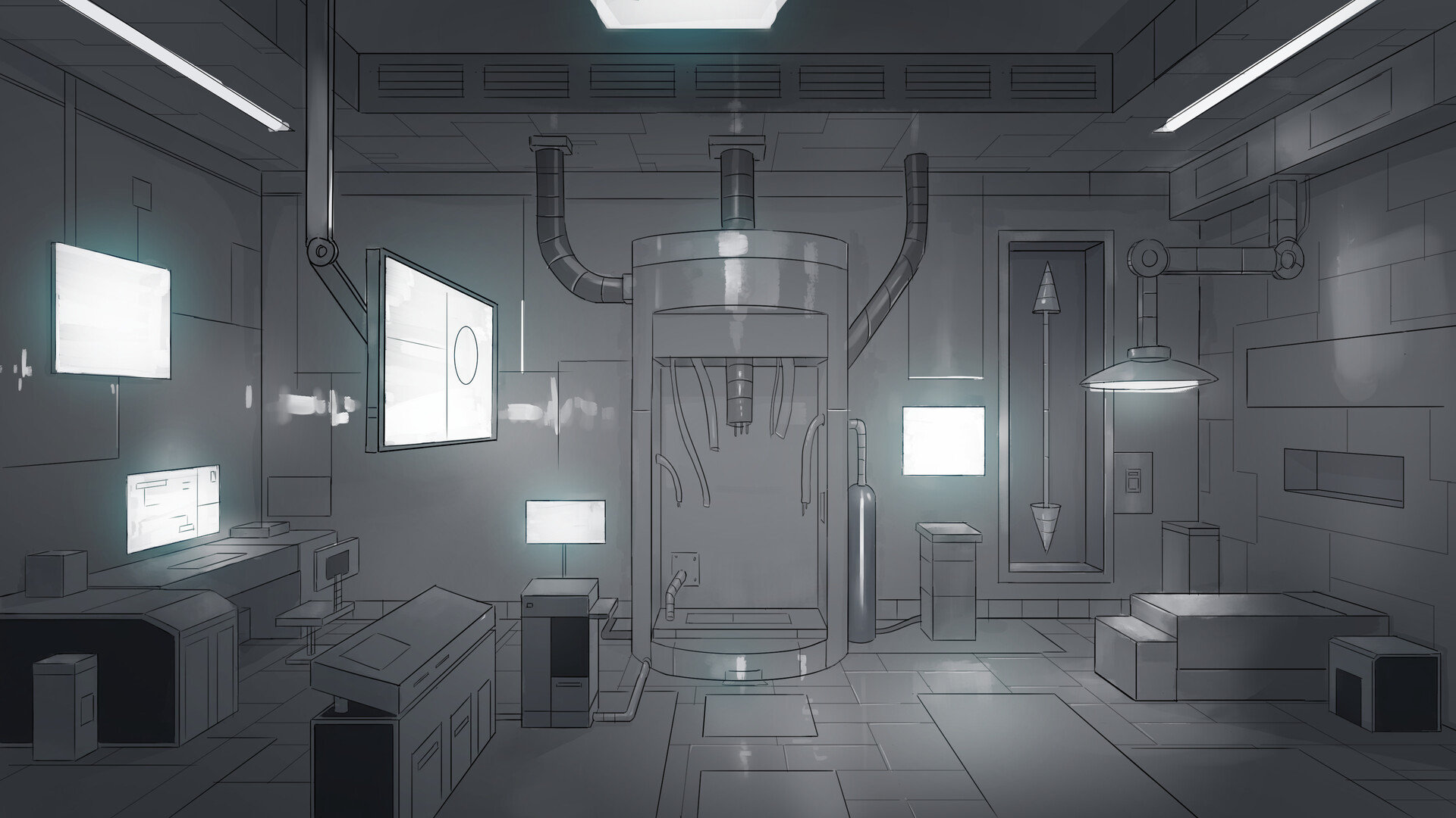Secret clearance lab background