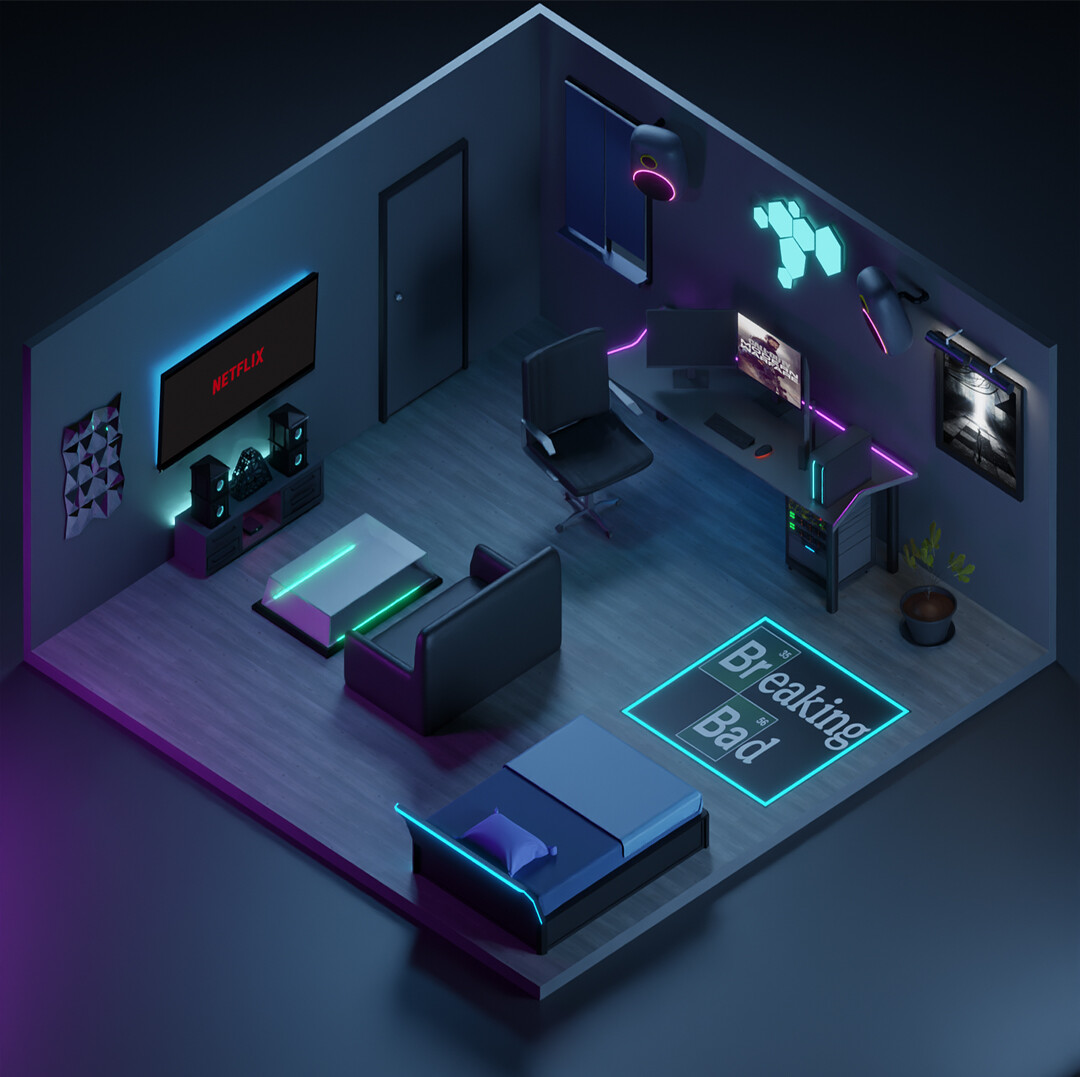 Dryaume - 3D gaming room