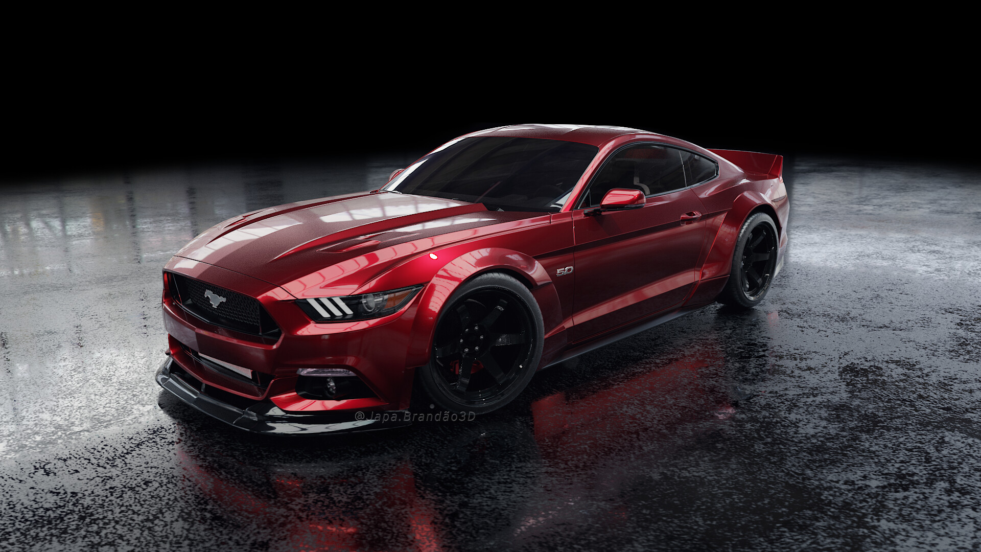Japabrandao3d Ford Mustang Liberty Walk Lb Works Complete Body Kit