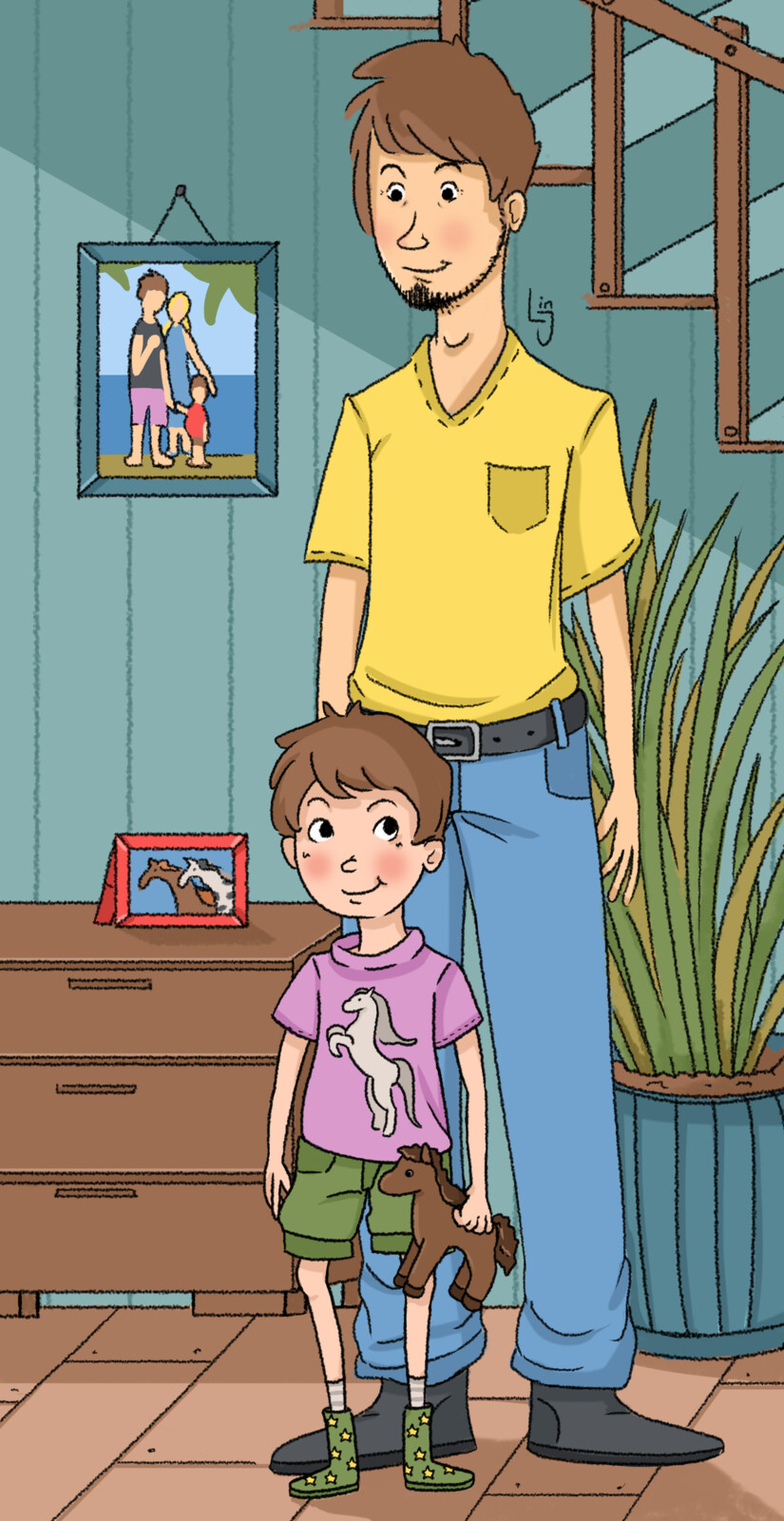 Linda Johansson Father and son