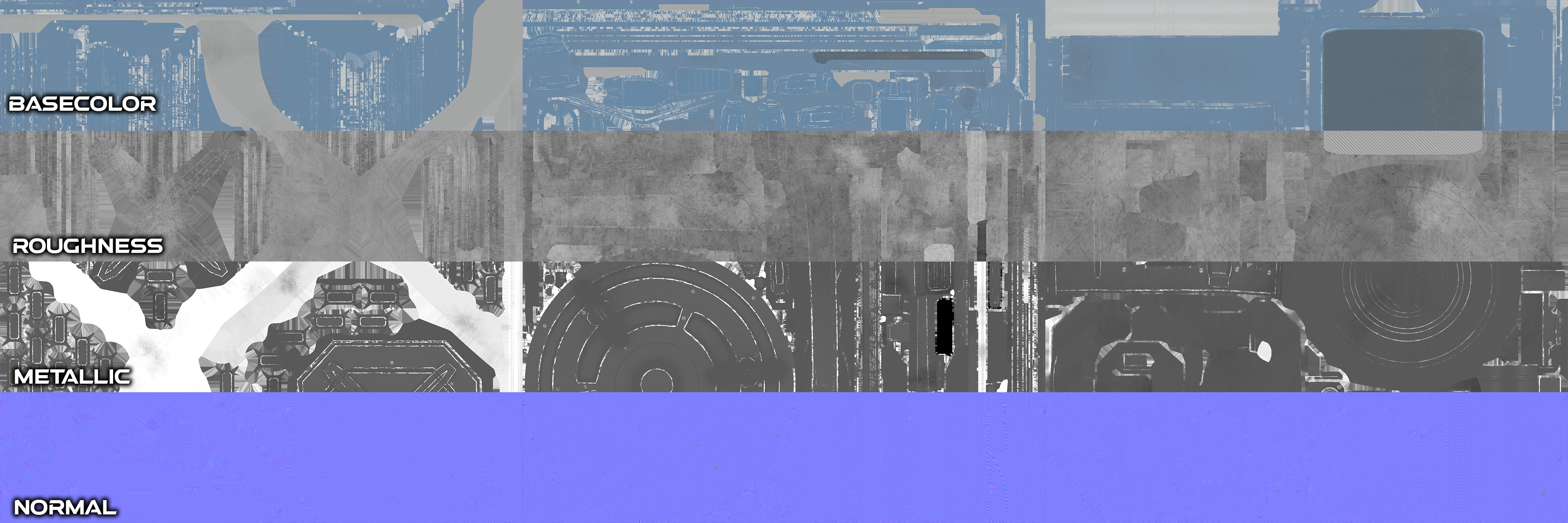 Metagross texture data (several sample UDIMs)