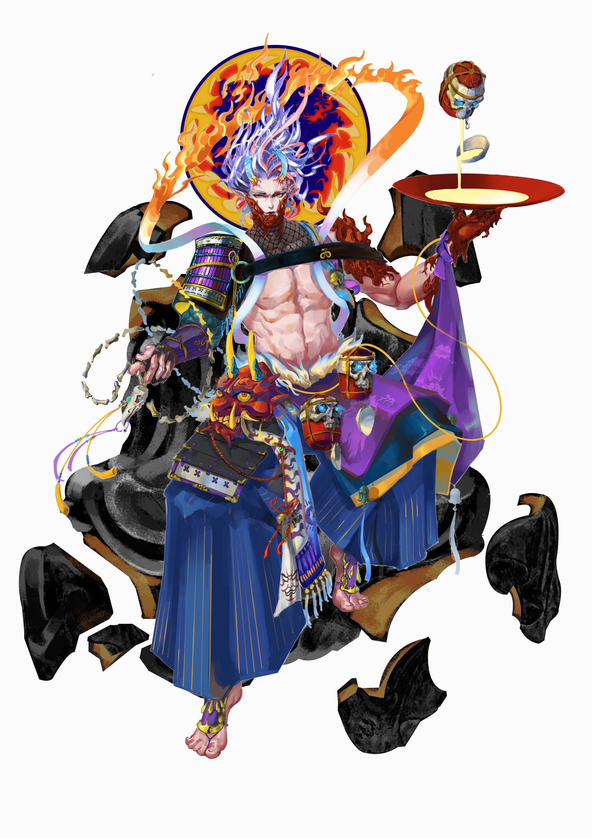 Artstation 酒呑童子 しゅてんどうじ Shuten Dōji