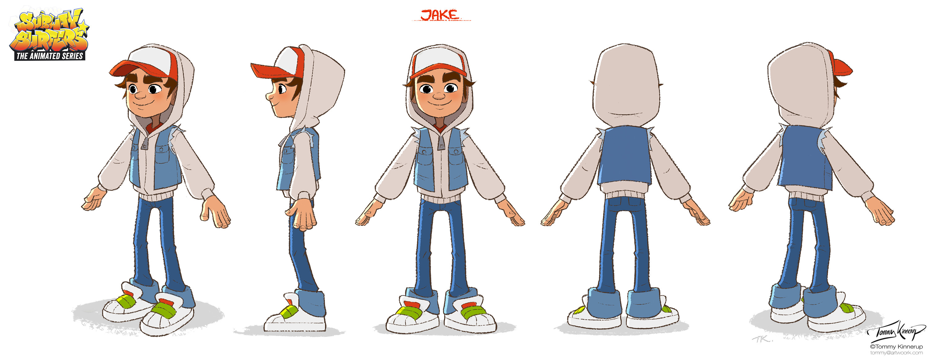 tommykinnerup - Character Designs for Subway Surfers The Animated