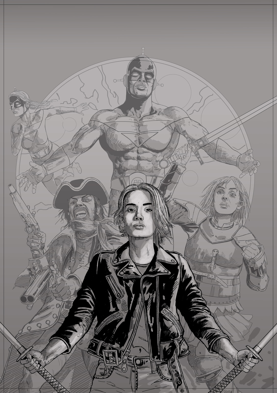 ComicScene 2021 Annual Cover sketch 