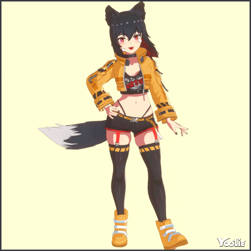 Yoolie - Custom Anime 3D Model: Shizzuie