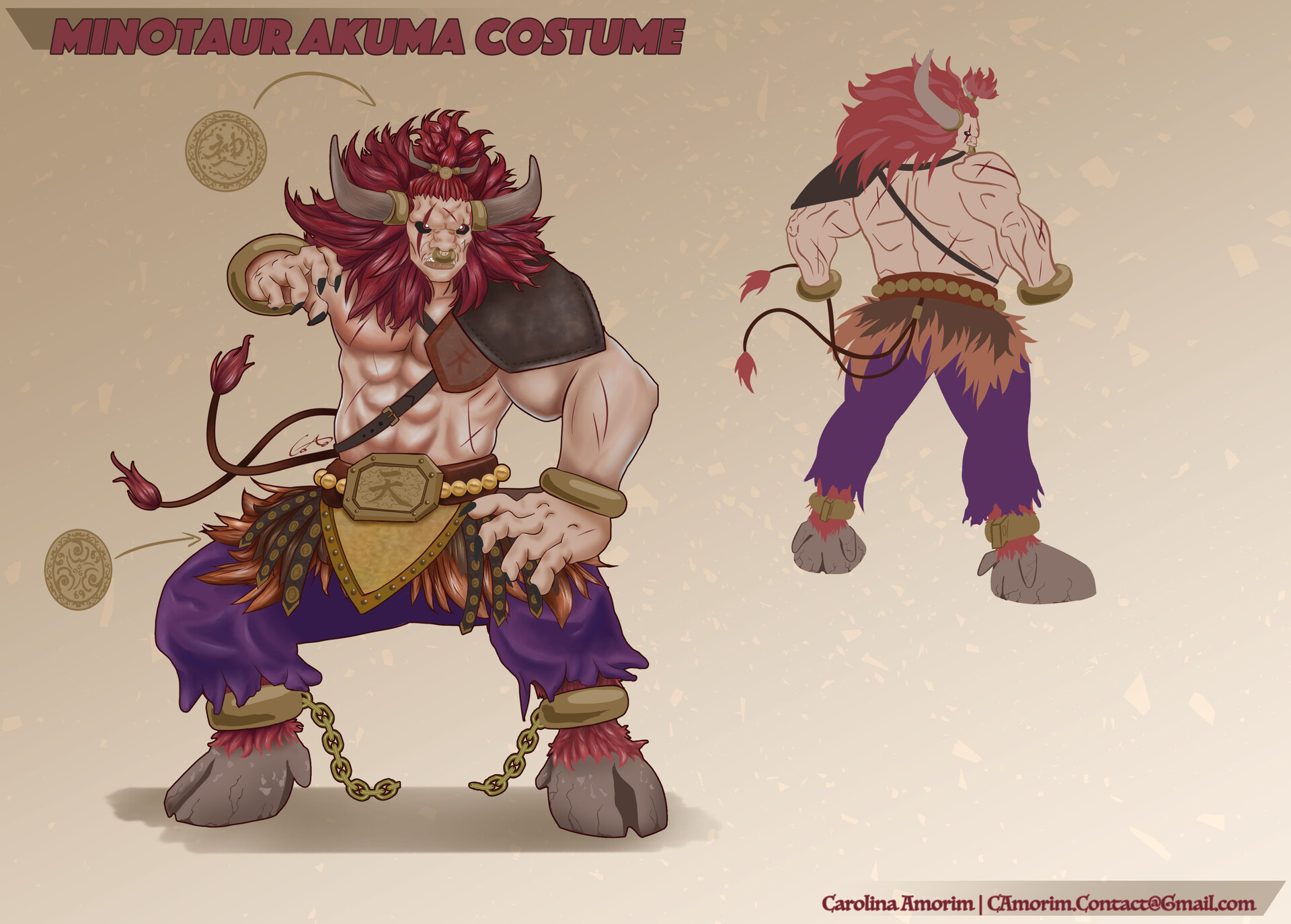 Concept artwork for Akuma's new alternative costume in Super