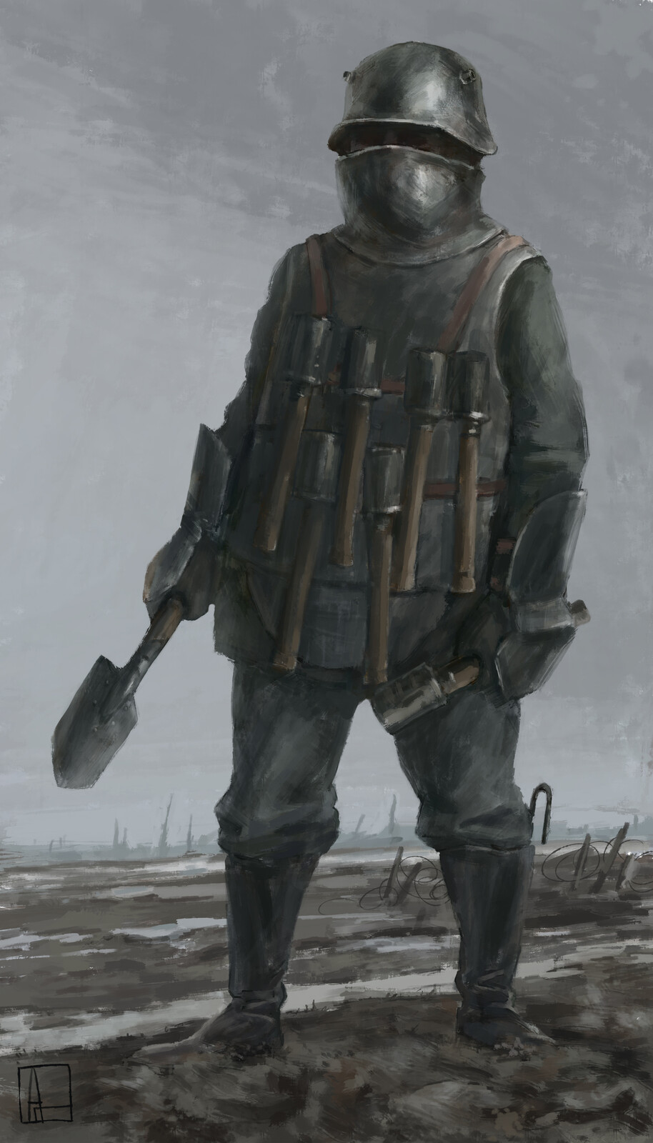 Alexander Groznov - WWI German Stormtrooper