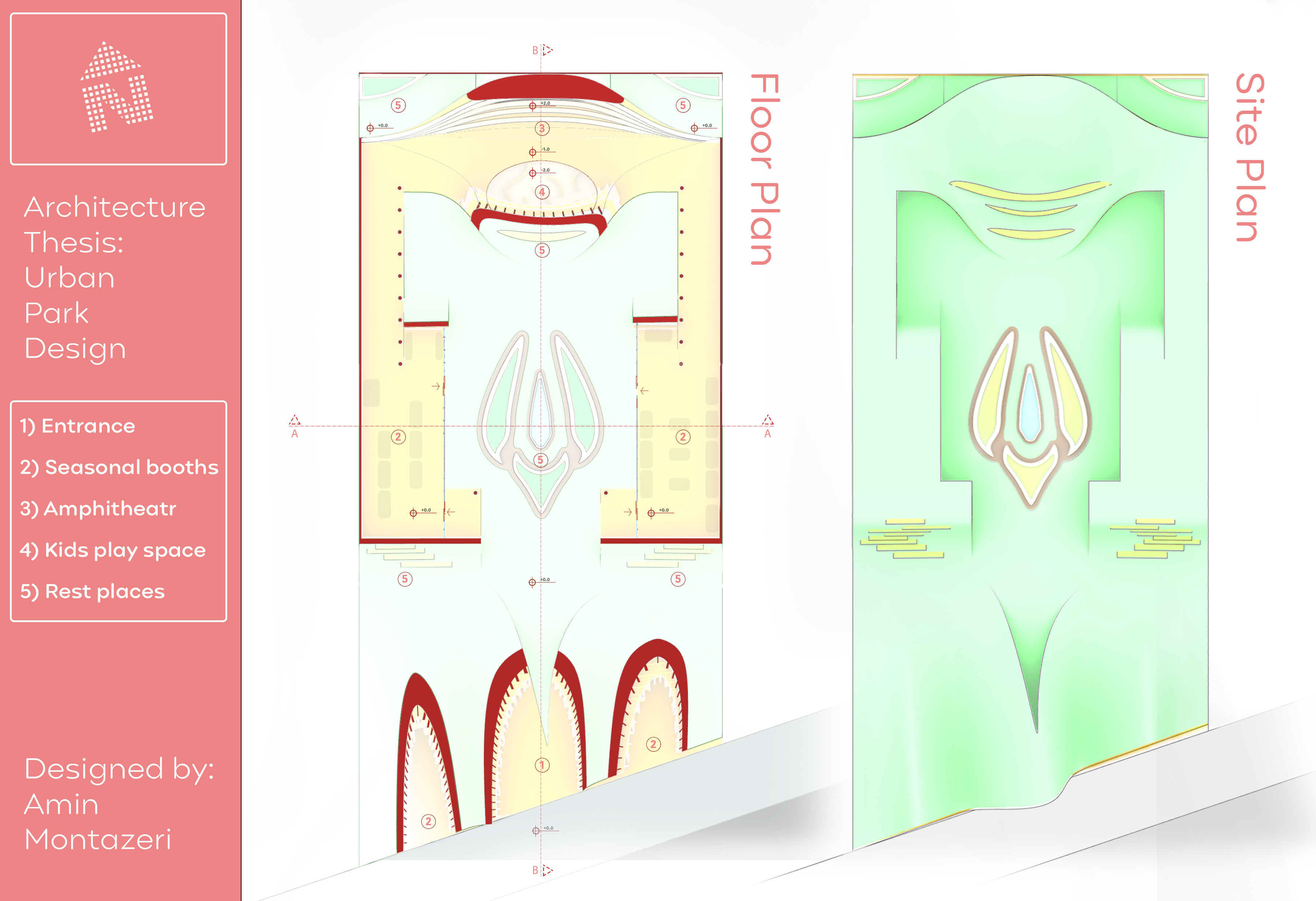 Floor plan and Site plan