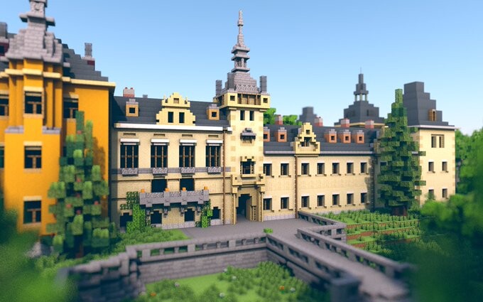 German castle Minecraft Map